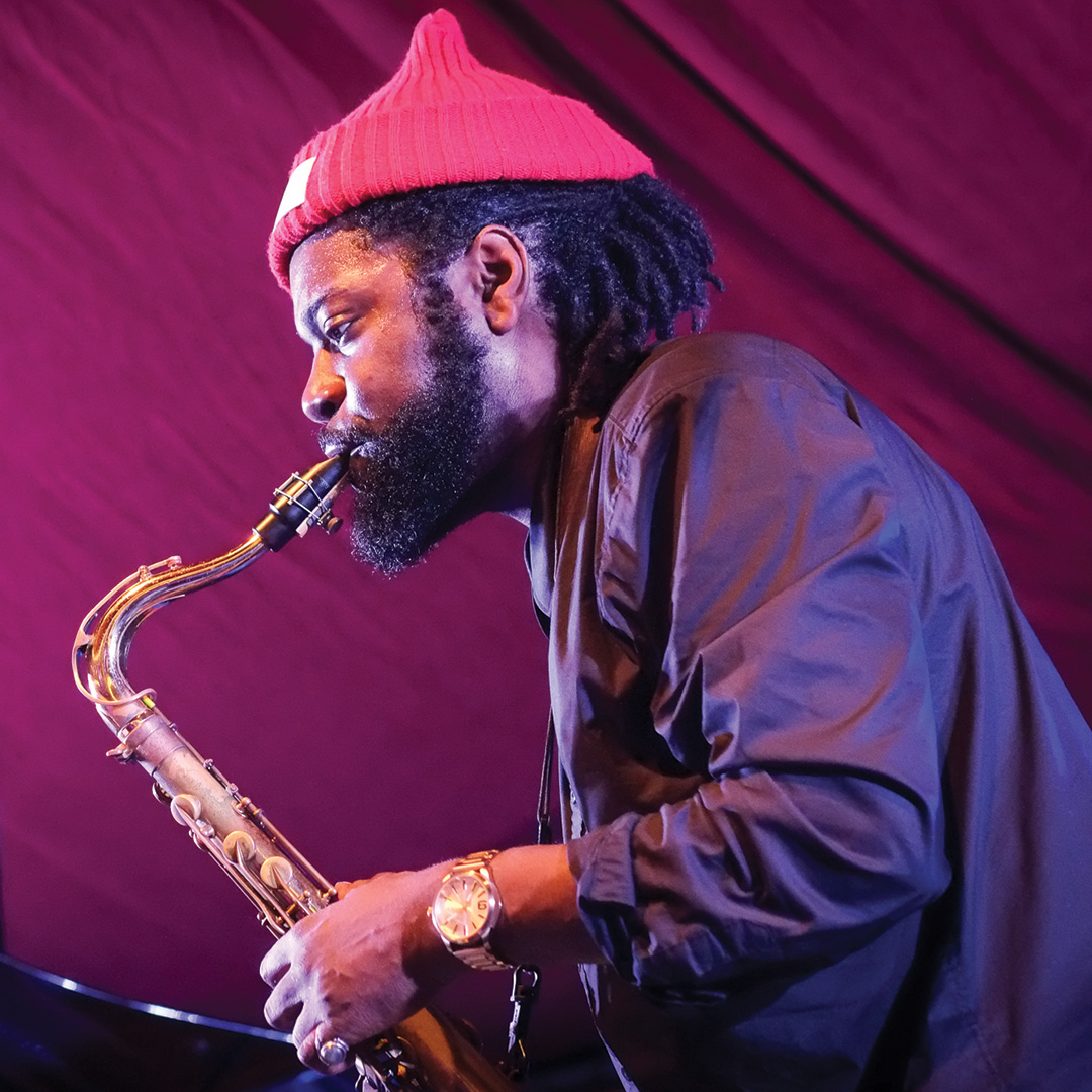 Soweto playing saxophone